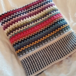 V Stitch Crochet Blanket